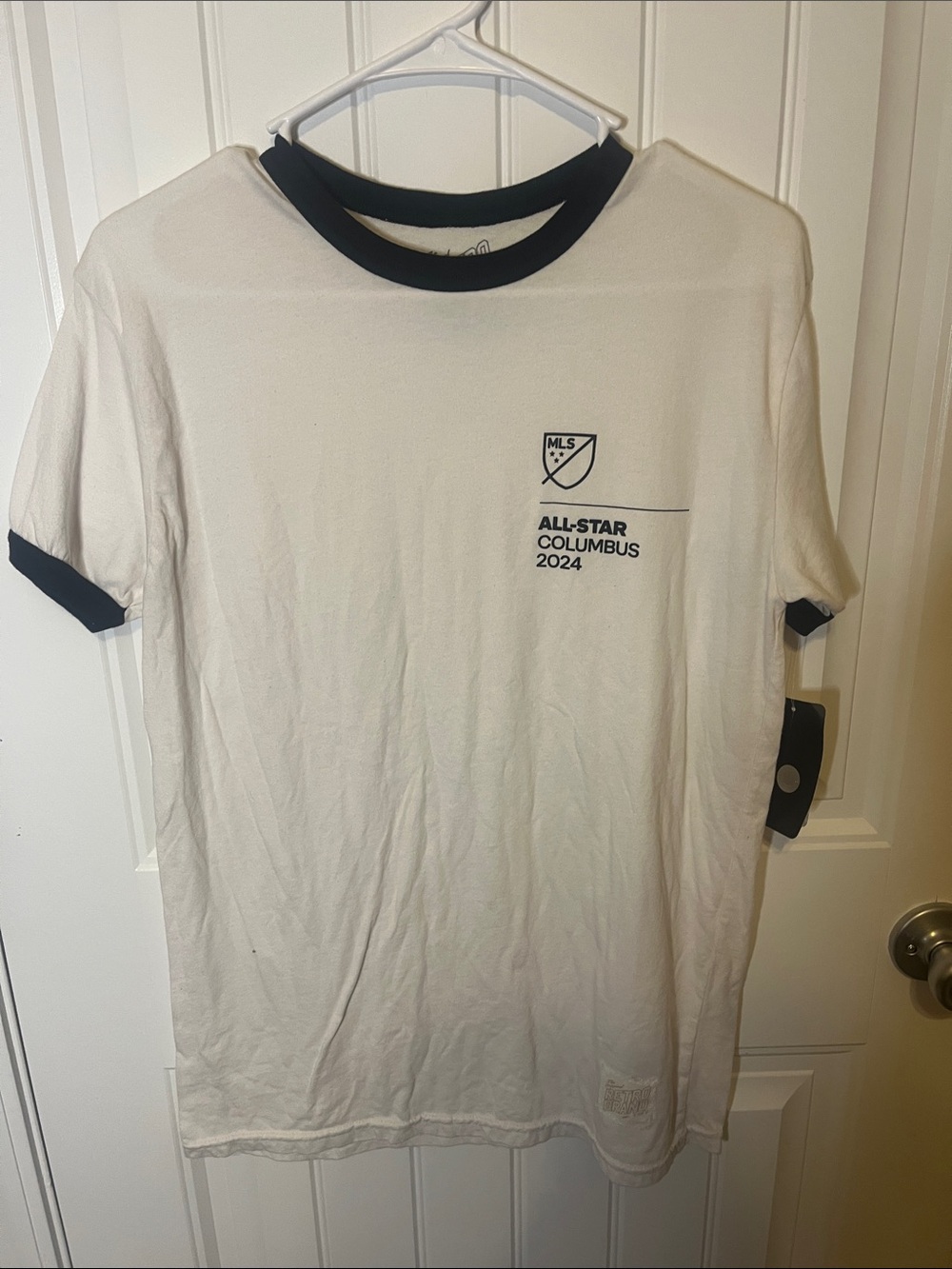 MLS All-Star Columbus 2024 Ringer Tee - White with Black Trim